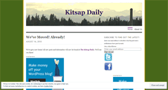 Desktop Screenshot of kitsapdaily.wordpress.com