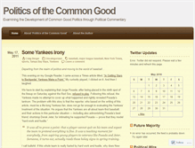 Tablet Screenshot of commongoodpolitics.wordpress.com