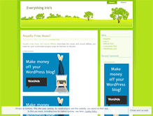 Tablet Screenshot of everythingiris.wordpress.com