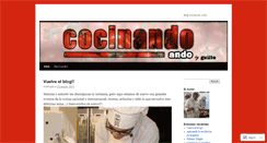 Desktop Screenshot of cocinandoandobyguillo.wordpress.com