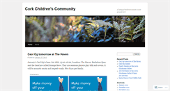 Desktop Screenshot of corkchildren.wordpress.com
