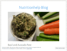 Tablet Screenshot of nutritionhelpltd.wordpress.com