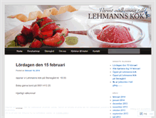 Tablet Screenshot of lehmannskok.wordpress.com