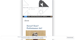 Desktop Screenshot of nonfestival.wordpress.com
