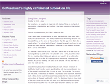 Tablet Screenshot of coffeeebuzd.wordpress.com