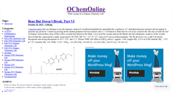 Desktop Screenshot of ochemonline.wordpress.com