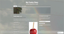 Desktop Screenshot of mypoetrydiary.wordpress.com