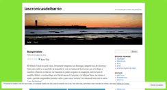 Desktop Screenshot of lascronicasdelbarrio.wordpress.com