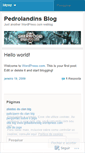 Mobile Screenshot of pedrolandins.wordpress.com