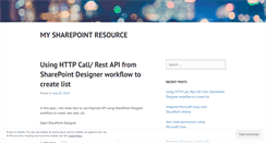 Desktop Screenshot of praveensharepointknowledgebase.wordpress.com
