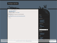 Tablet Screenshot of felipe8278.wordpress.com