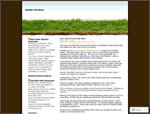 Tablet Screenshot of cricket4peace.wordpress.com