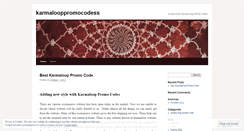 Desktop Screenshot of karmalooppromocodess.wordpress.com