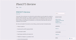 Desktop Screenshot of aphen375review.wordpress.com