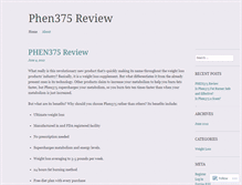 Tablet Screenshot of aphen375review.wordpress.com