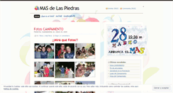 Desktop Screenshot of maslaspiedras.wordpress.com