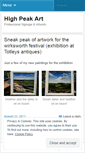 Mobile Screenshot of highpeakart.wordpress.com