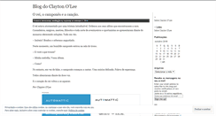 Desktop Screenshot of blogdoclayton.wordpress.com
