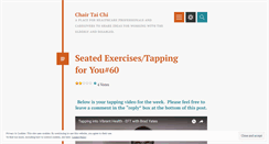 Desktop Screenshot of chairtaichi.wordpress.com