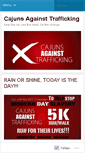 Mobile Screenshot of cajunsagainsttrafficking.wordpress.com