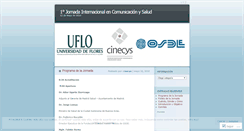 Desktop Screenshot of jornada2010.wordpress.com