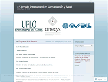 Tablet Screenshot of jornada2010.wordpress.com