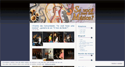 Desktop Screenshot of musicasemomentos.wordpress.com