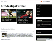 Tablet Screenshot of bundesligafootball.wordpress.com