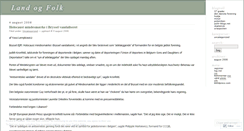 Desktop Screenshot of landogfolk.wordpress.com