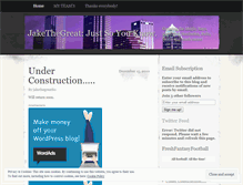 Tablet Screenshot of jakethegreat80.wordpress.com