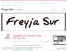 Tablet Screenshot of freyjasur.wordpress.com