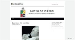 Desktop Screenshot of centrodelaetica.wordpress.com