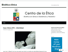 Tablet Screenshot of centrodelaetica.wordpress.com