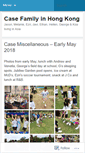 Mobile Screenshot of casefamily.wordpress.com