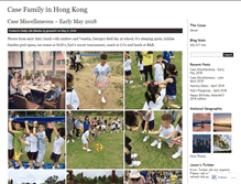 Tablet Screenshot of casefamily.wordpress.com