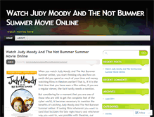 Tablet Screenshot of moviejudymoodyandthenotbummersummer.wordpress.com