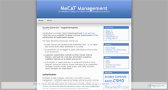 Desktop Screenshot of mecatproj.wordpress.com