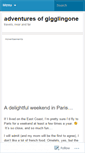 Mobile Screenshot of adventuresofgigglingone.wordpress.com
