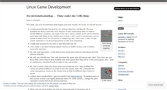 Desktop Screenshot of linuxgamedev.wordpress.com
