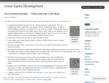 Tablet Screenshot of linuxgamedev.wordpress.com