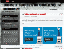 Tablet Screenshot of flyboys911.wordpress.com