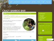 Tablet Screenshot of crazybamboo.wordpress.com