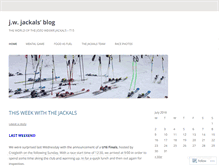 Tablet Screenshot of jwjackals.wordpress.com
