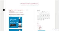 Desktop Screenshot of dctrainingprograms.wordpress.com