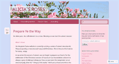 Desktop Screenshot of aliciasroses.wordpress.com