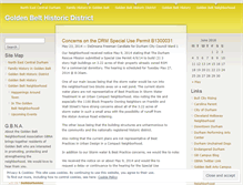 Tablet Screenshot of goldenbelthistoricdistrict.wordpress.com