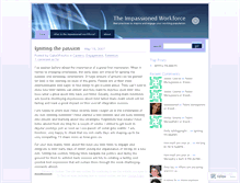 Tablet Screenshot of impassionedworkforce.wordpress.com