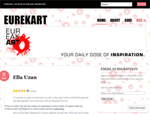 Tablet Screenshot of eurekart.wordpress.com