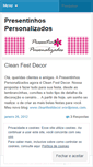 Mobile Screenshot of presentinhospersonalizados.wordpress.com