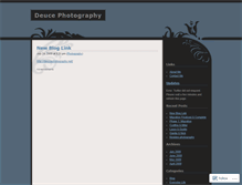 Tablet Screenshot of deucephotography.wordpress.com